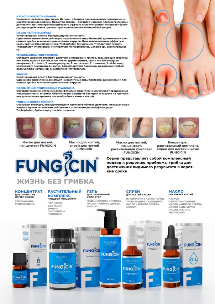 ПЛАКАТ А1 "Микоз"